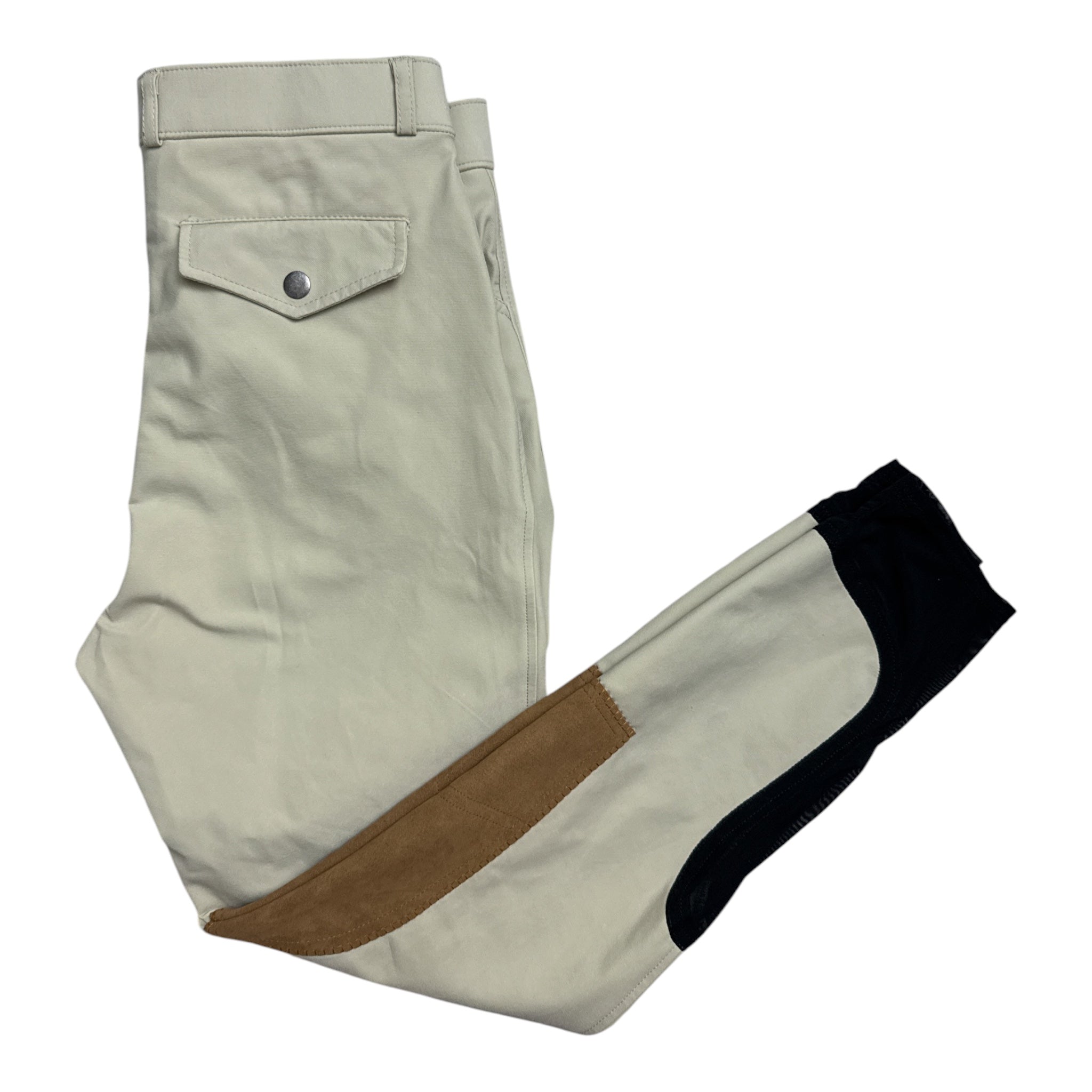 Equinavia Erik Mens Show Knee Patch Breeches - Tan / Size US 30