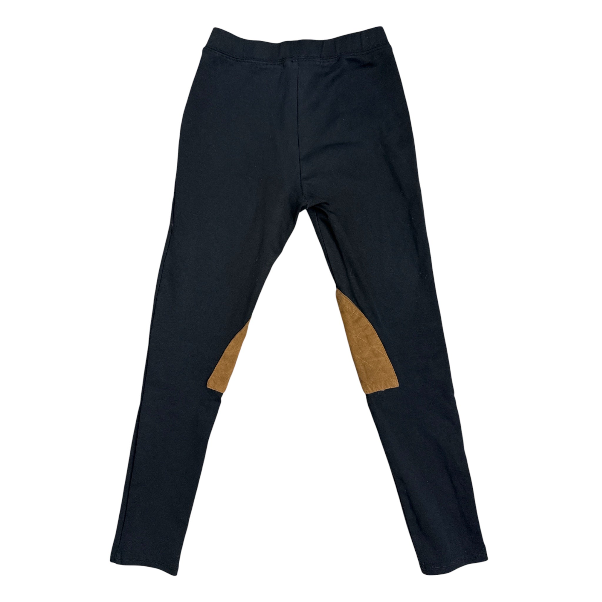 Hope & Henry Girls Ponte Riding Pant - Black / Size 10