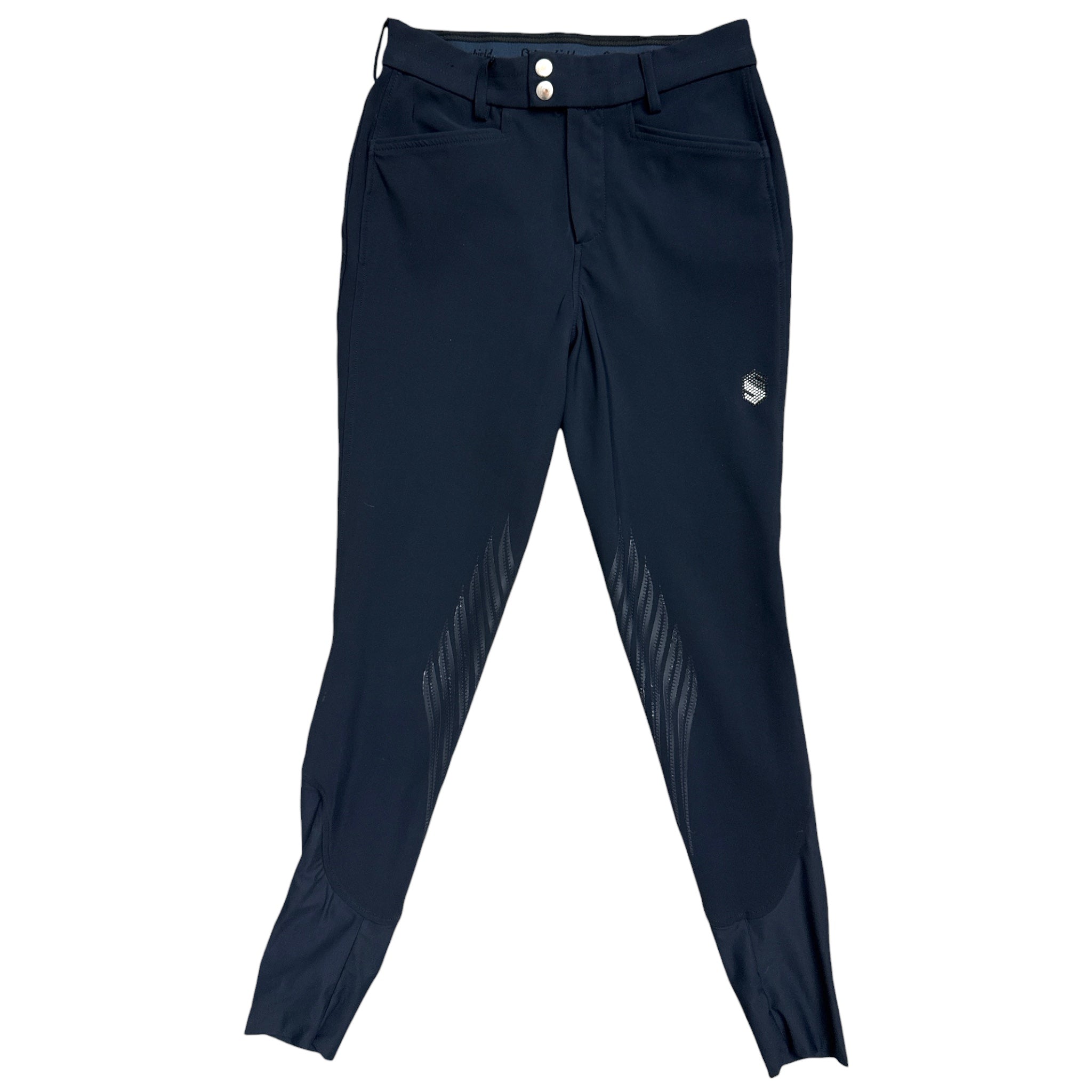 Samshield Mathilde Breeches Knee Grip - Navy Blue / Size FR 34 (US 24)