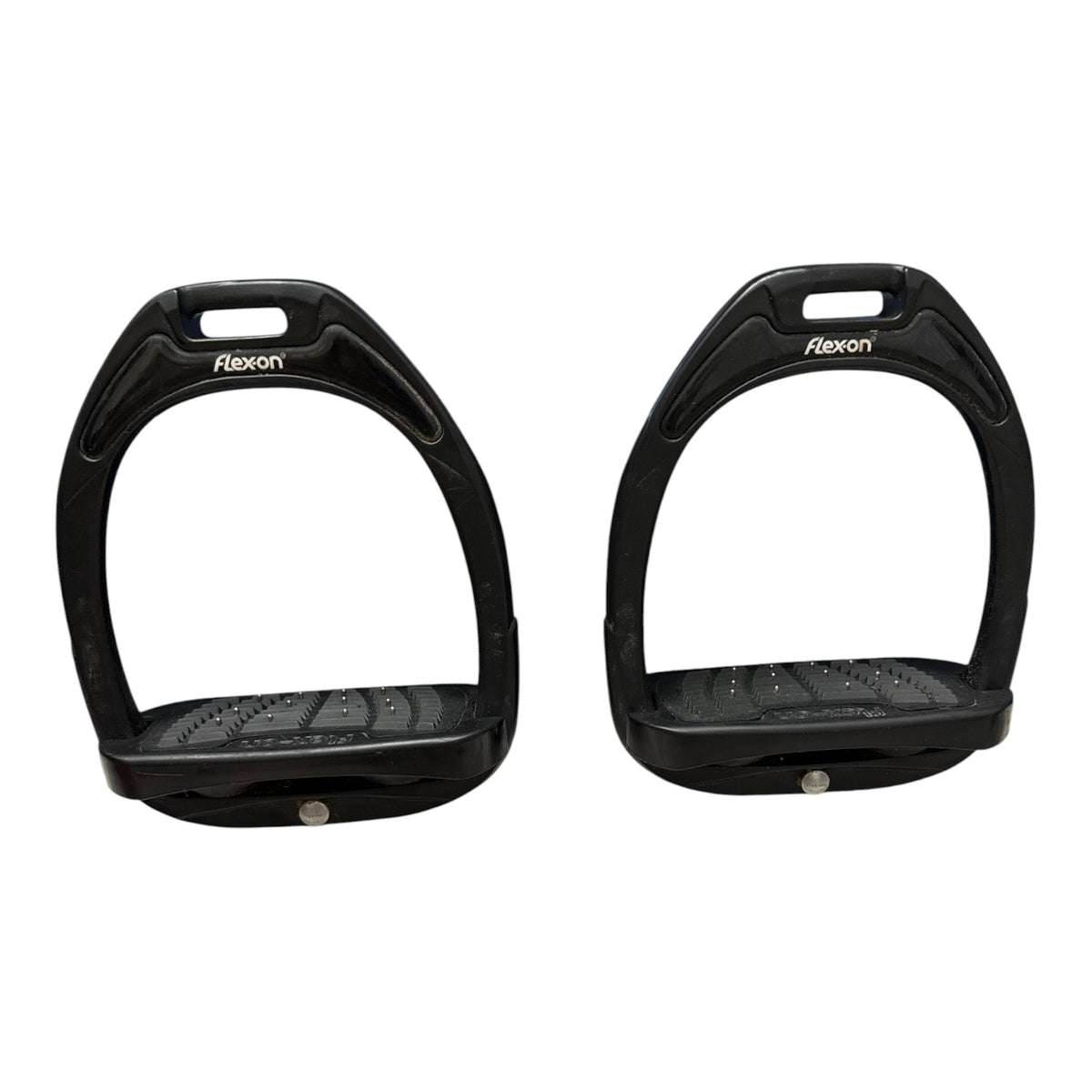 Flex-On Composite w/Incline Ultra Grip Stirrups - Black