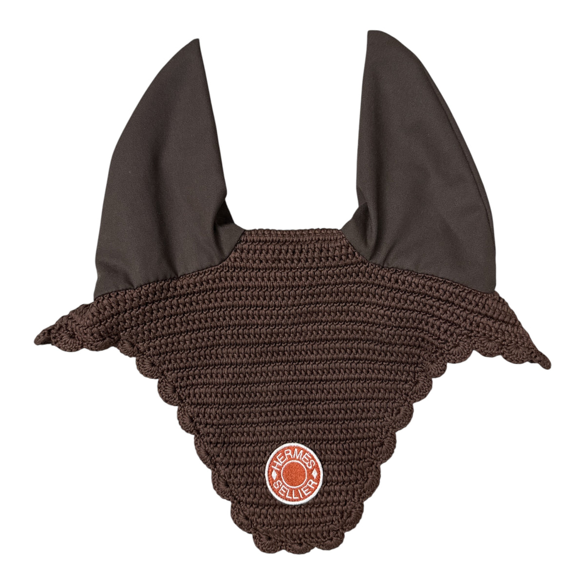 Hermes Fly Bonnet - Chocolat Brown / Cob Size