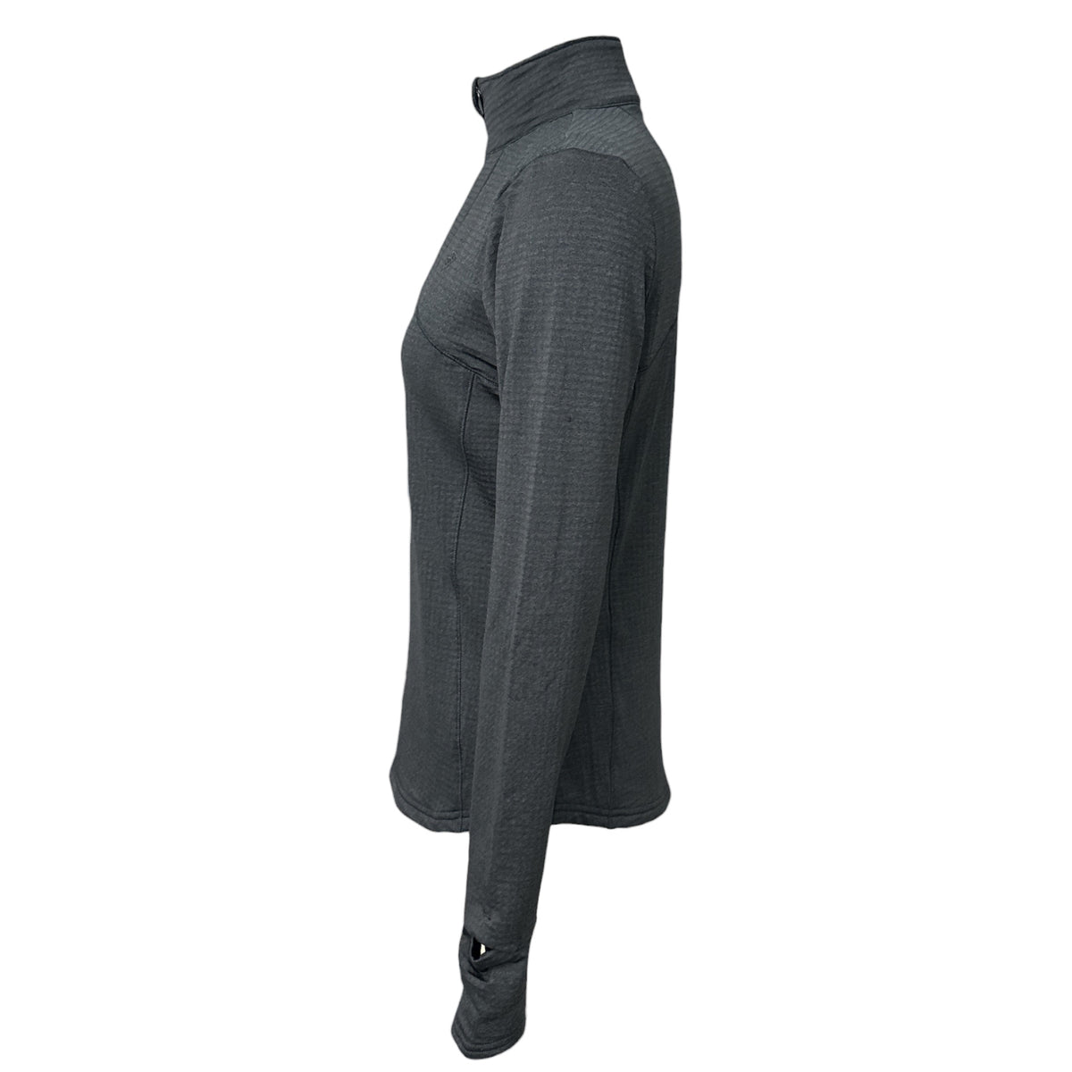 Ariat Women's Gridwork Fleece 1/4 Zip - Dark Grey / Size Small