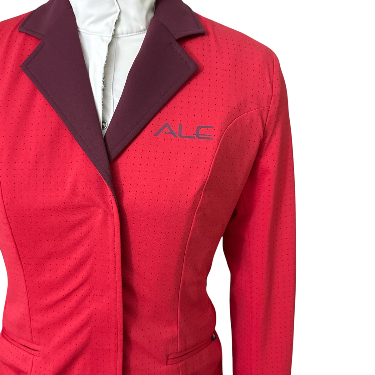 ALE Tailor Made Custom Show Coat Perforated "Boreas" Sample - IT 40 / Red