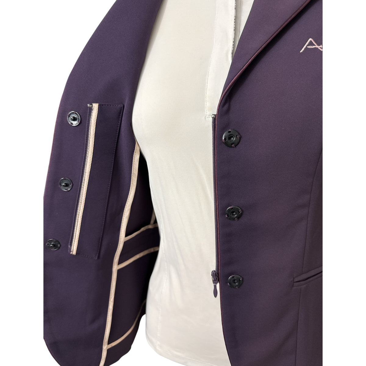 ALE Tailor Made Custom Show Coat "The Nude" Sample - IT 38 / Purple
