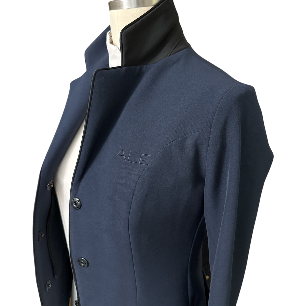 ALE Tailor Made Custom Show Coat "The Nude" Sample - IT 42 / Navy Blue