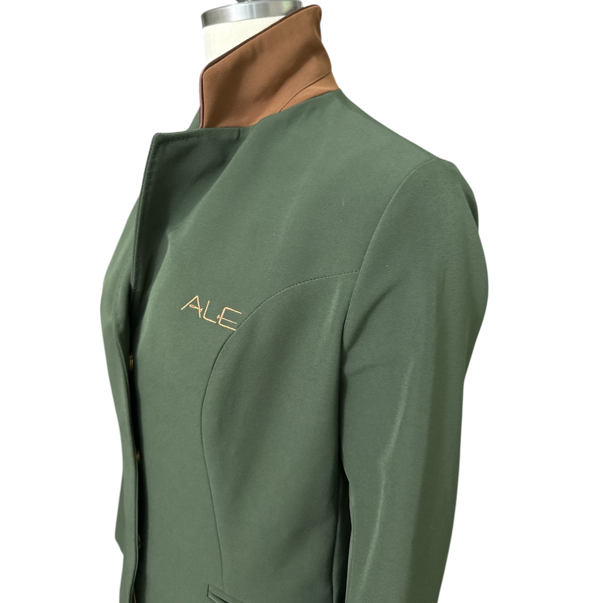 ALE Tailor Made Custom Show Coat "The Nude" Sample - IT 44 / Green