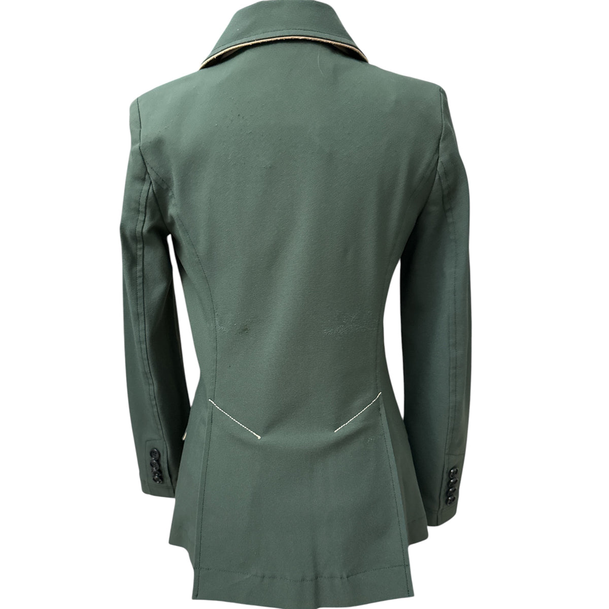 Charles Ancona Girls Classic Show Coat  - Green / Size 10 Youth