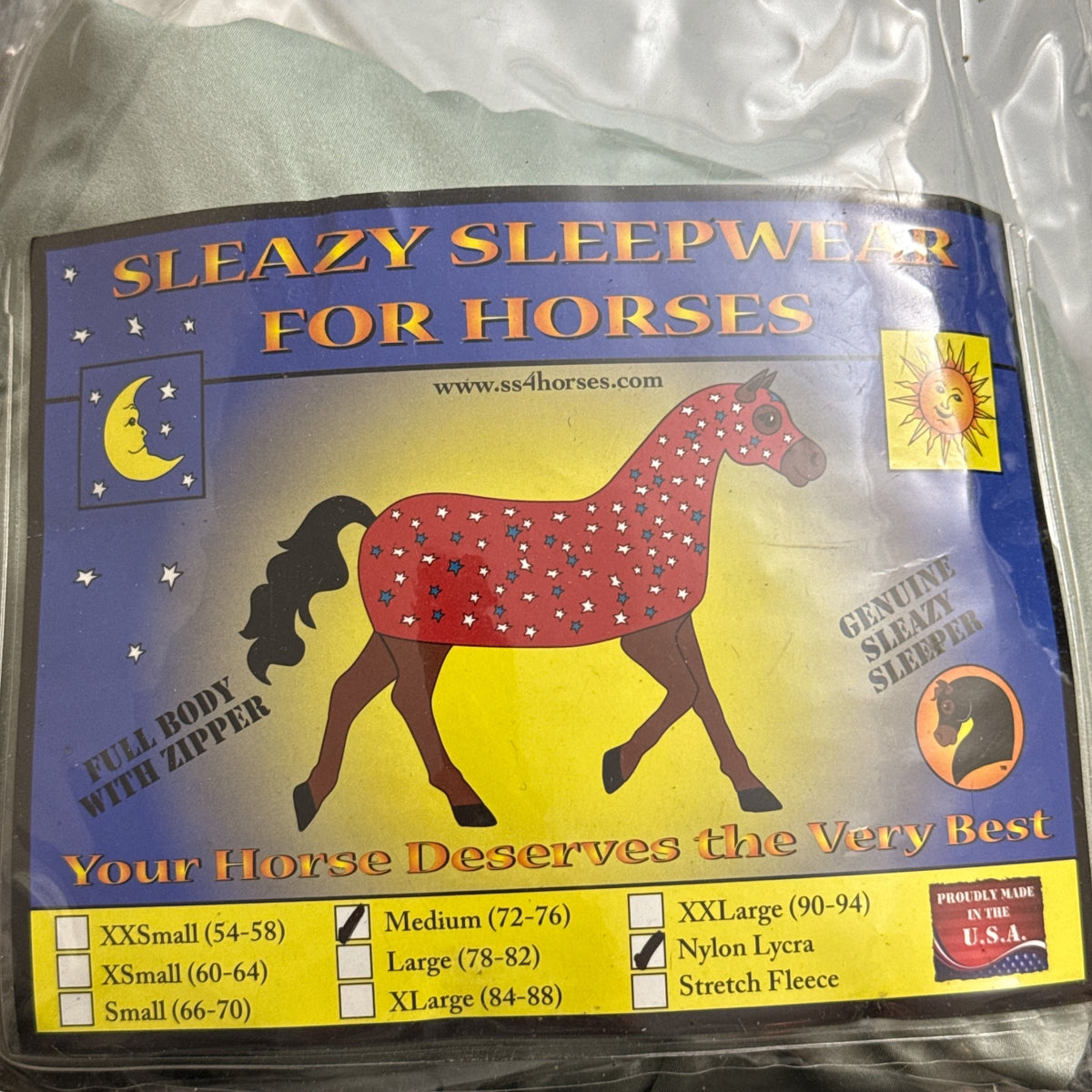 Sleazy Sleepwear Solid Full Body Slicker with Zipper - Silver / Size Medium (72-76)