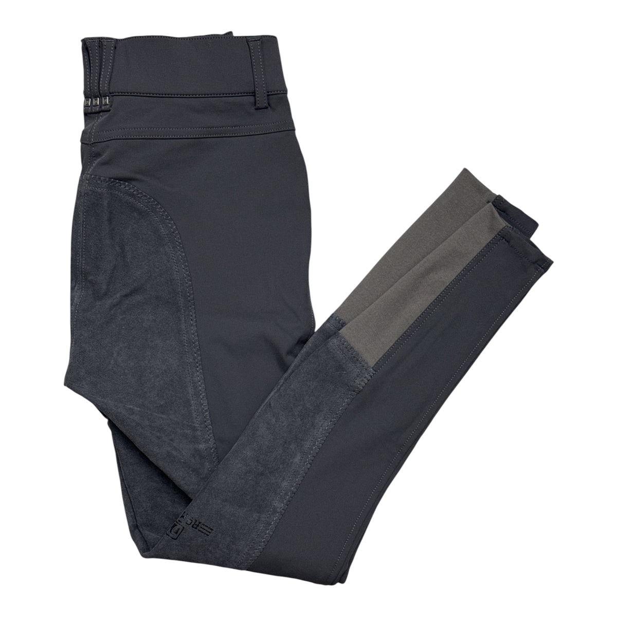 ROMFH Sarafina Euro Full Seat Breech - Charcoal Grey / Size US 26 R