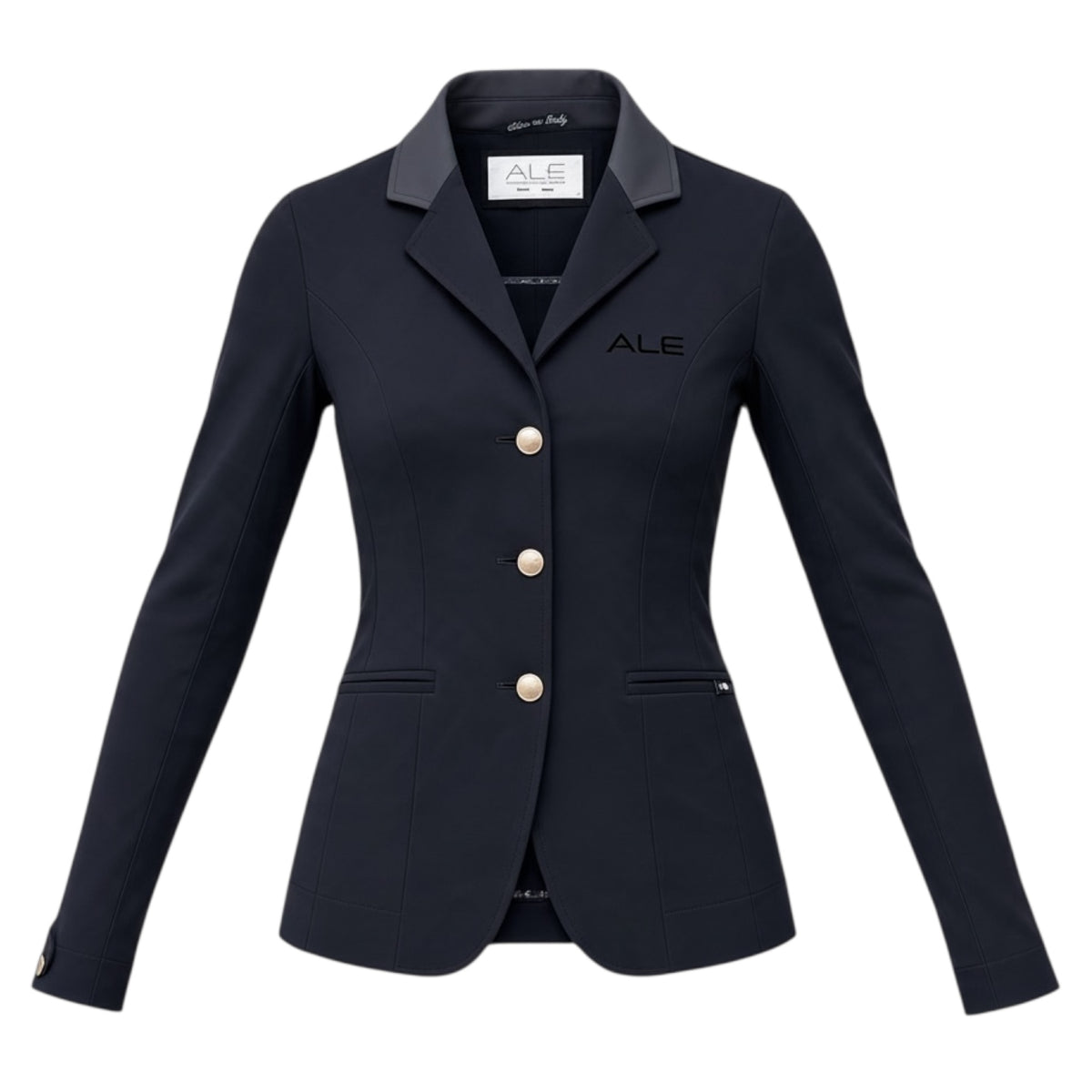 ALE Tailor Made Custom Woman's Show Coat - IT 38 / Black and Grey