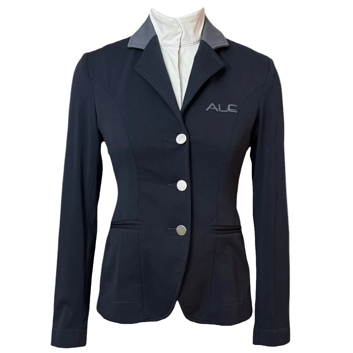 ALE Tailor Made Custom Woman's Show Coat - IT 38 / Black and Grey
