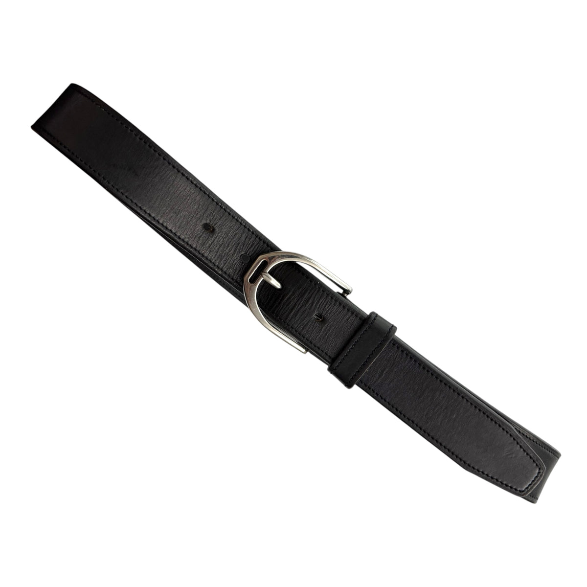 Tory 1.5" English Stirrup Belt - Black / Size 30