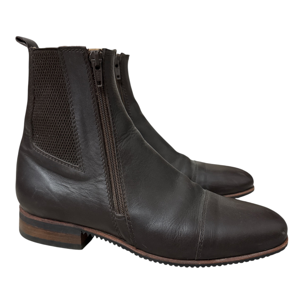 Fabbri Women's Zip Pro Paddock Boots- Brown / Size 39