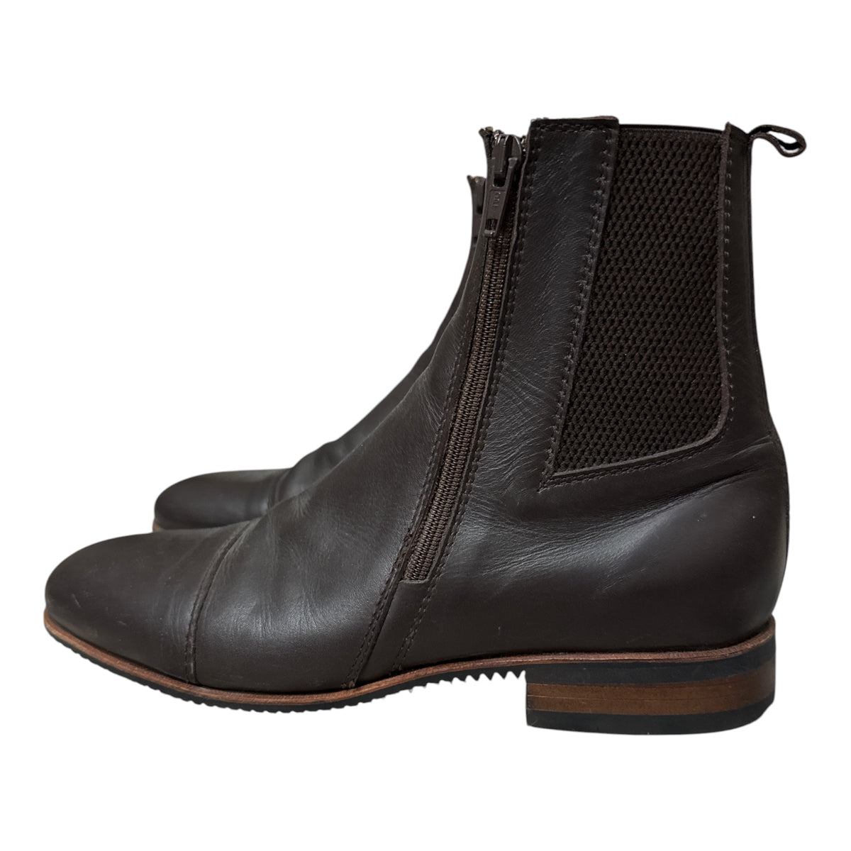 Fabbri Women's Zip Pro Paddock Boots- Brown / Size 39