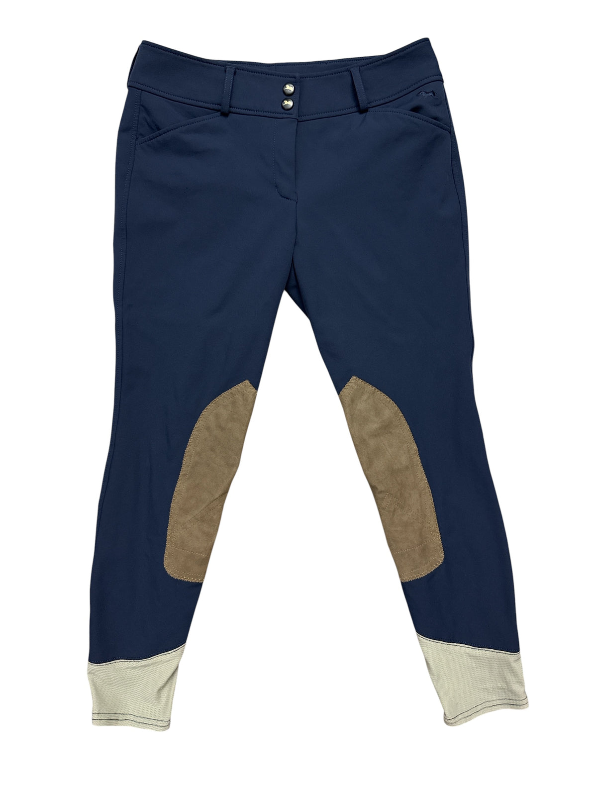 RJ Classics Gulf Knee Patch Breech - Navy Blue / Size 28 R