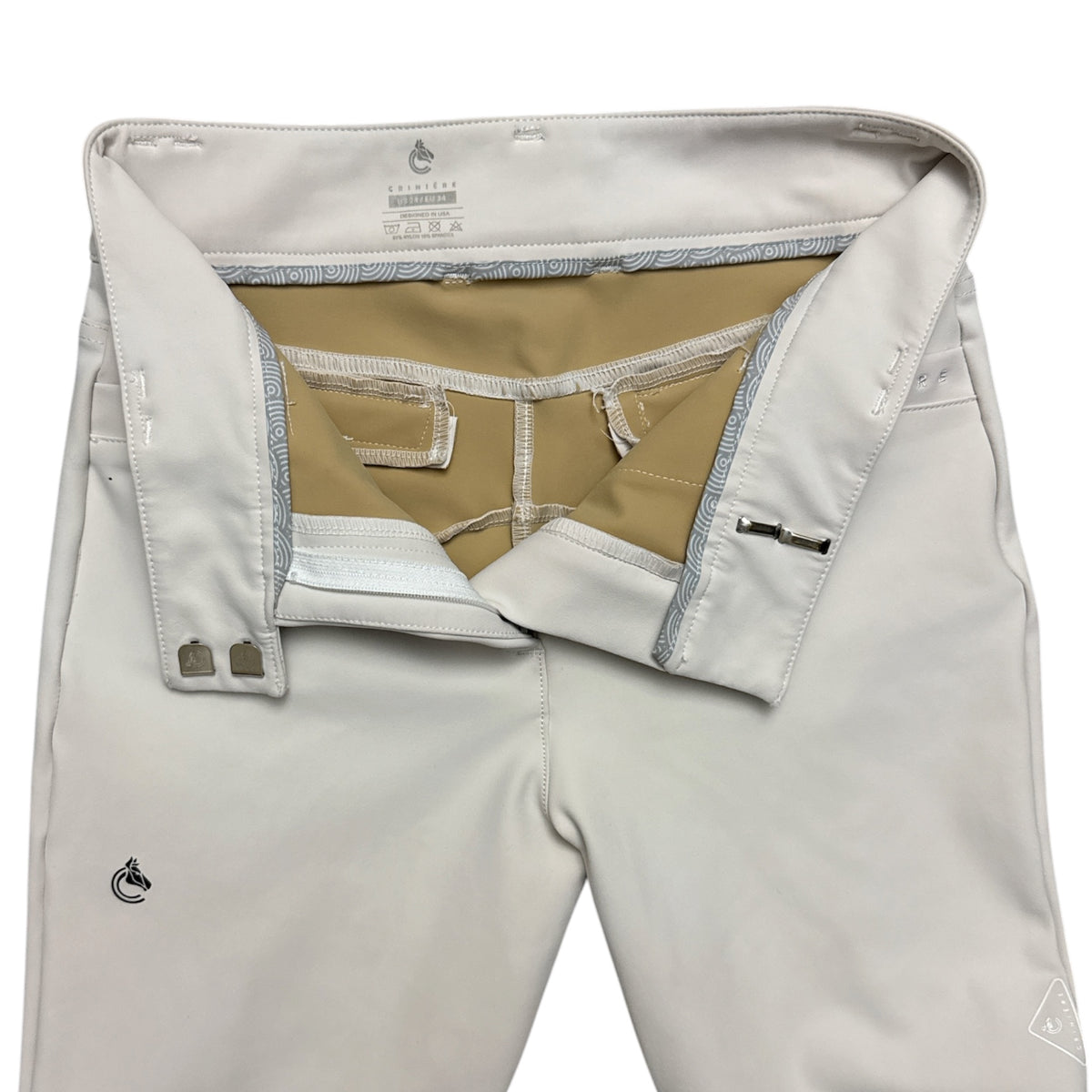 Criniēre Juliette High Compression Breeches- White / Size US 24