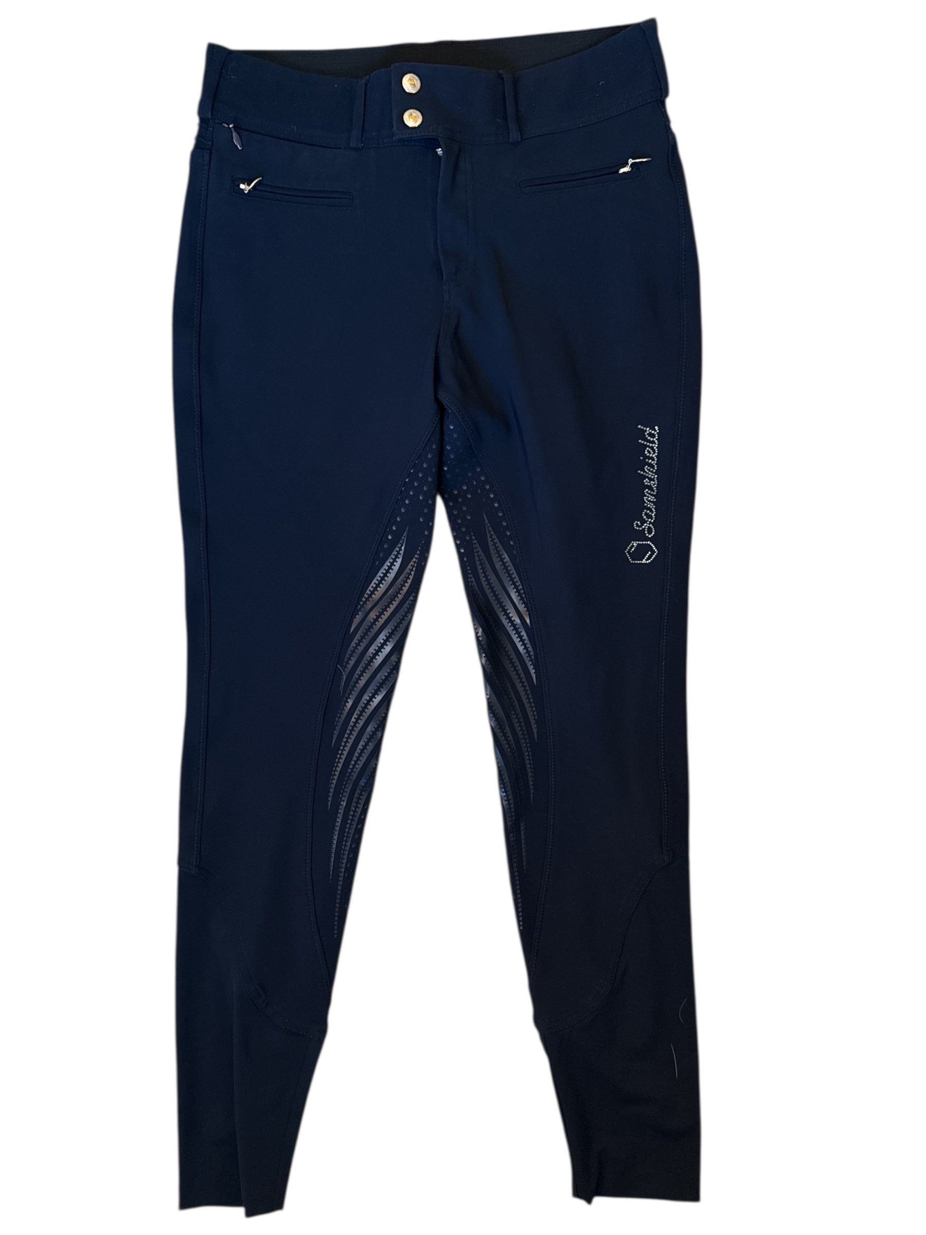 Samshield Clara Breeches Full Seat Grip - Navy / Size FR 36 (US 26)