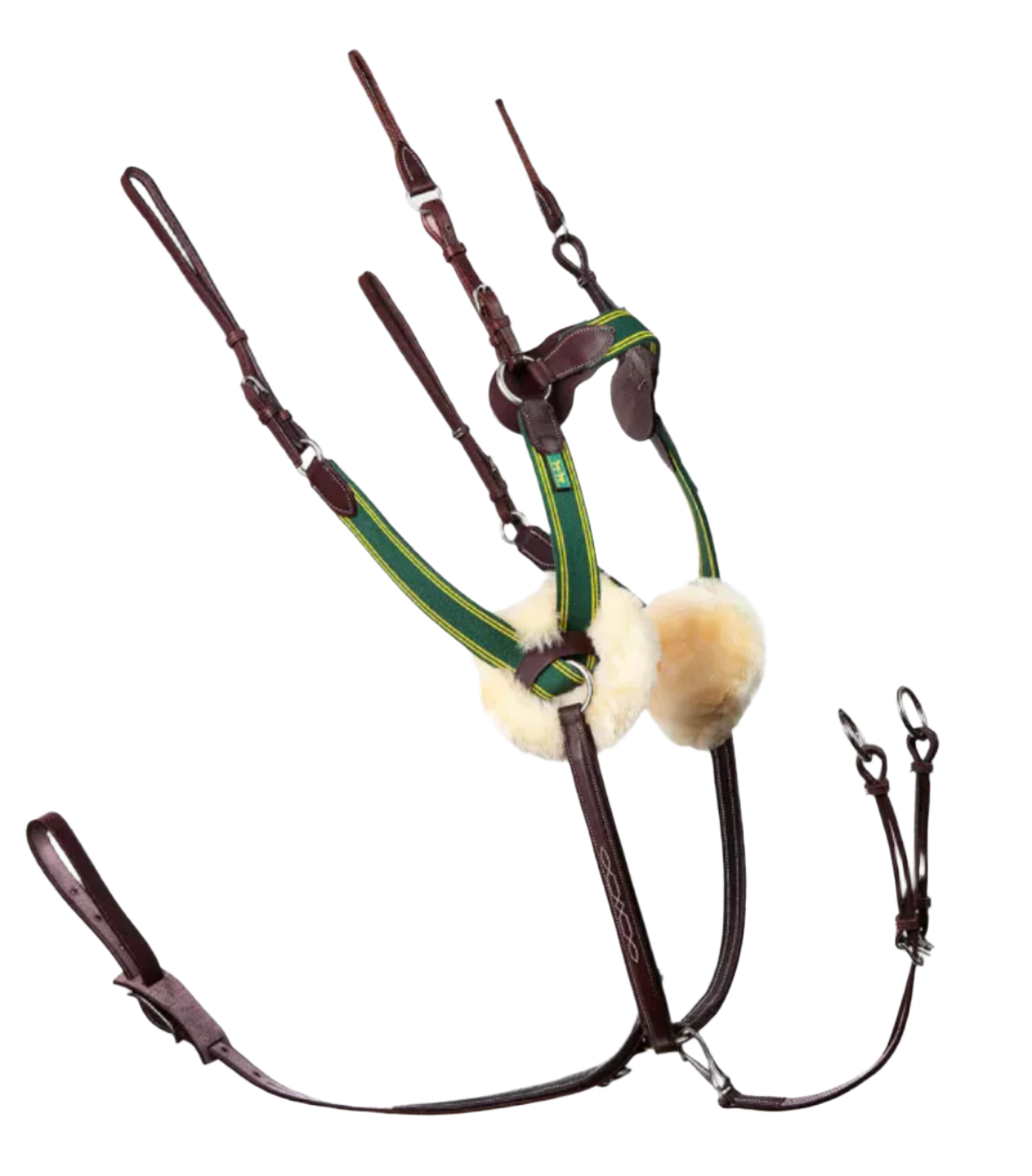 Devoucoux Chiberta Kolibri 5-point Breastplate - Size Small (Cob) / Brown  NEW
