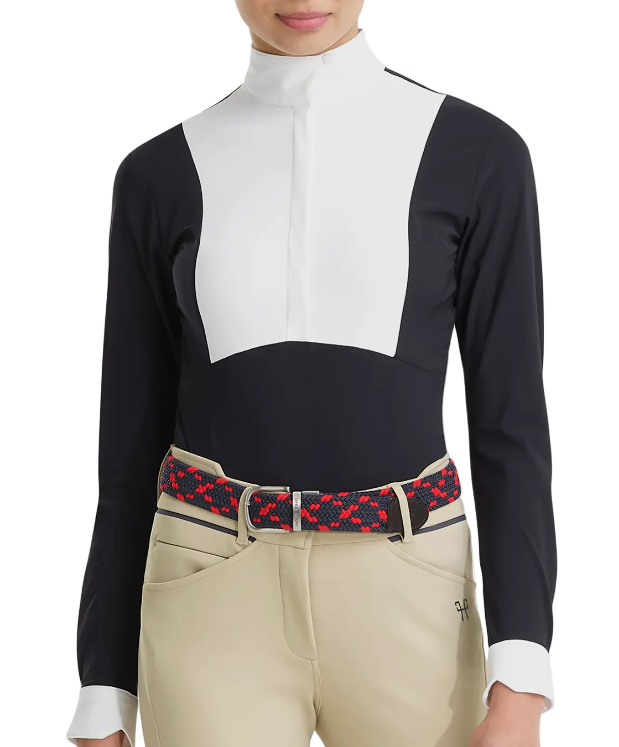 Horse Pilot Monica Show Shirt - Dark Night Navy / Size Medium