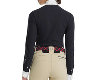 Horse Pilot Monica Show Shirt - Dark Night Navy / Size Medium