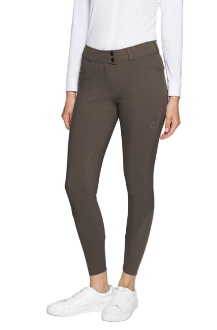 Samshield Delice Full Seat Grip Breeches - Mocha Brown / Size FR 36 (US 26)  NEW