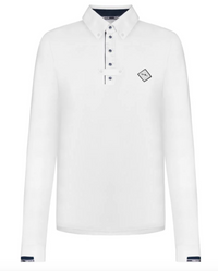 Fair Play Mens John Long Sleeve Show Shirt - White / Size Large   NEW