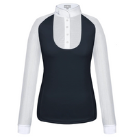 Fair Play Justine Airy Long Sleeve Show shirt - Black / Size Small (EU 36)  NEW