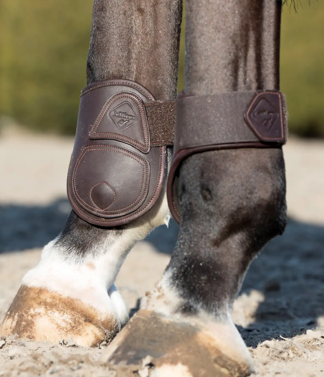 Lemieux Capella Fetlock Boots - Brown / Size 3 (Horse/Full)