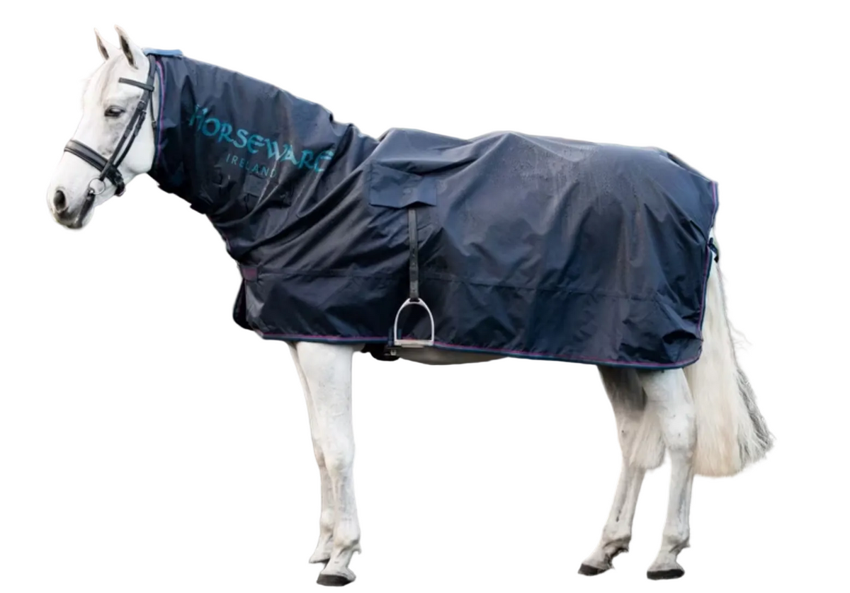 Horseware Rambo Mack in a Sack Rain Sheet - Navy / Size Medium   NEW