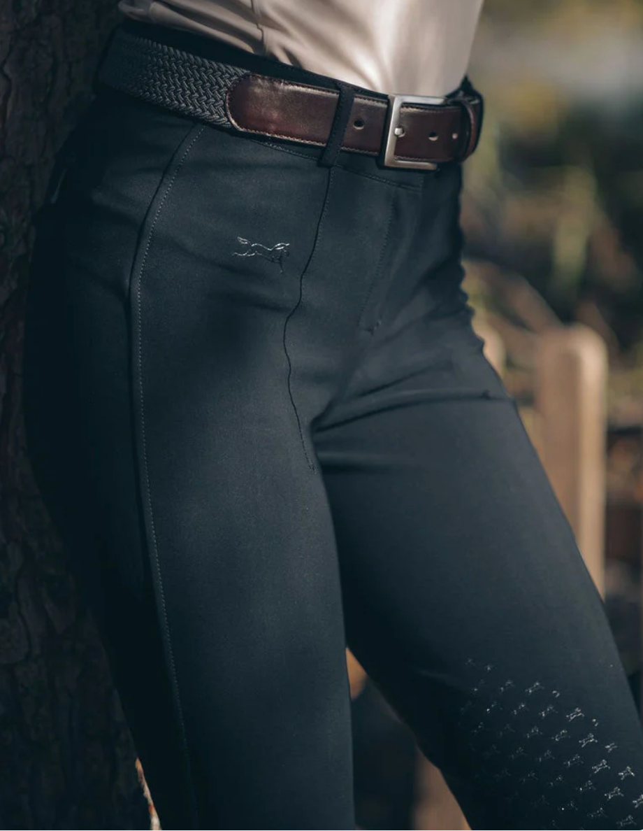 Fager Ella Superior Knee Grip Breeches - Black / Size EU 42  (US 14)  NEW