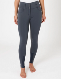 B Vertigo Meghan High Waist Knee Grip Breeches - Dark Navy / Size US 28 (EU 40)   NEW