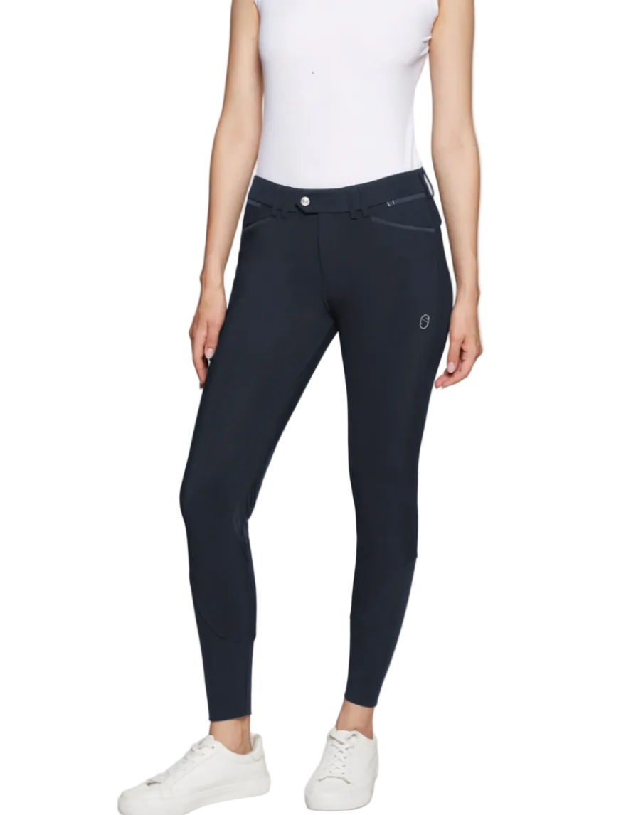 Samshield Mathilde Breeches Knee Grip - Navy / Size FR 36 (US 26)