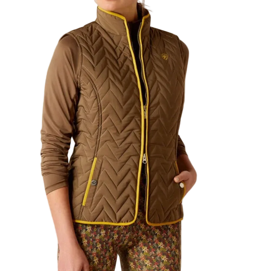 Ariat Women’s Ashley Insulated Vest - Canteen Brown / Size Medium