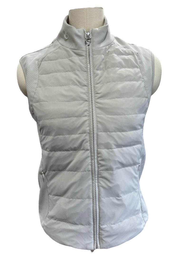 Cavalleria Toscana Women's "Amazzone" Lightweight Down Vest -  Light Tan (Sand) Size Small
